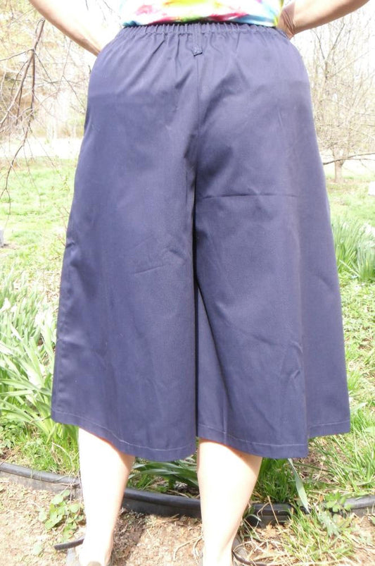 culotte front pleat back