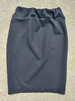 Black Lined Pencil Skirt Size 0