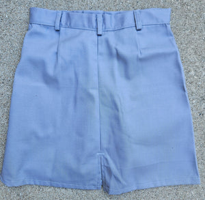 Girls Pleated School Uniform Skirt-grey size 6 PLUS (8/10