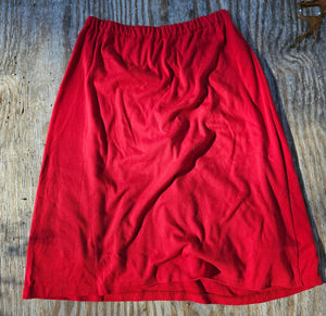 Modest Knit Exercise Skort - Size 10 Red (Gently Used)