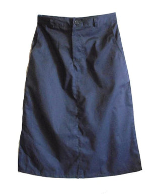 Twill Uniform Skirt with pockets-size 18/20 navy