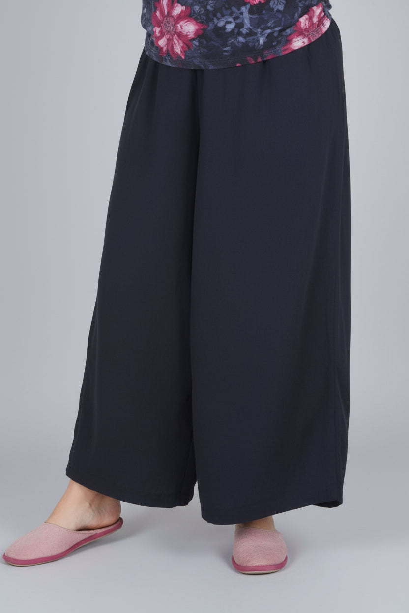 long knit culottes