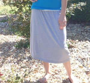 Heather grey Knit skort