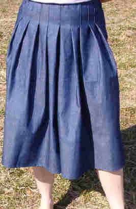 PATTERN for Modest Full Pleat Culottes Split Skirt CHILD and ADULT sizes