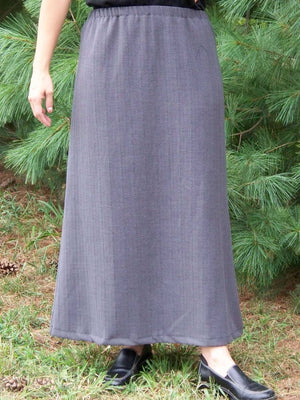 a-line knit skirt