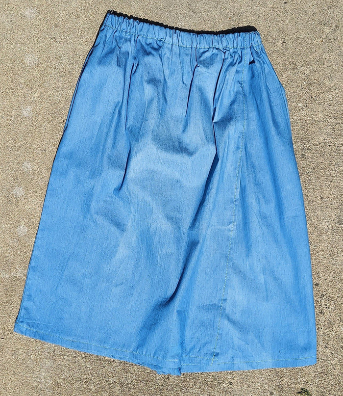 Ladies Modest Skort Light Blue XS