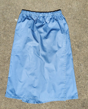 Light blue denim look cotton/polyester