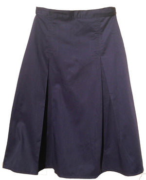 pleated uniform skirt