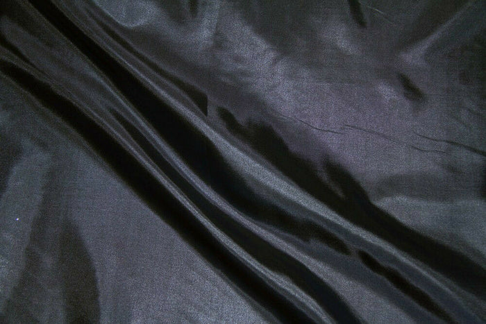 100% Polyester China Silk Fabric by the Yard-Navy and black