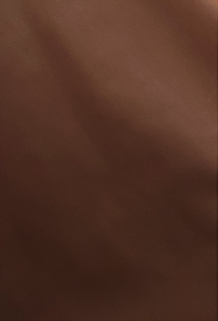 Fabric Brown Polyester Cotton Poplin