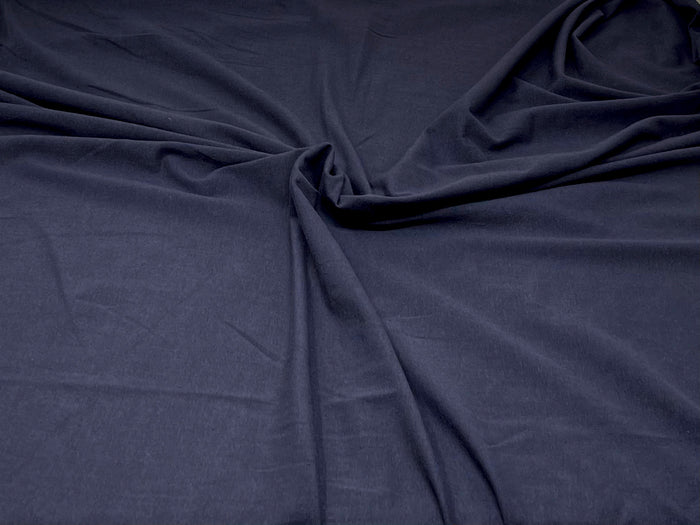 Fabric- 100% Navy Cotton lightweight knit 1 + yard piece