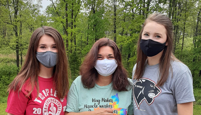 Soft Knit Face Mask Cover -Made in USA