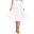 Ruffle Waist A-Line Pleated Patchwork Lace Skirt