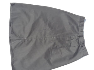 Adult long length Twill Uniform Skirt with pockets-size 8 black