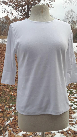 Elbow Length Interlock T-Shirt by Modest Apparel USA Small Royal