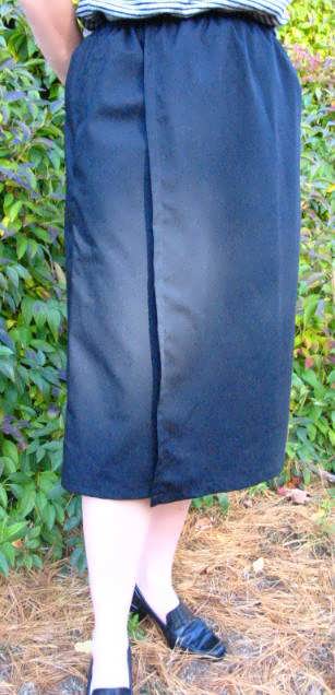 Ladies Modest Skort - below the knee length XS-XL