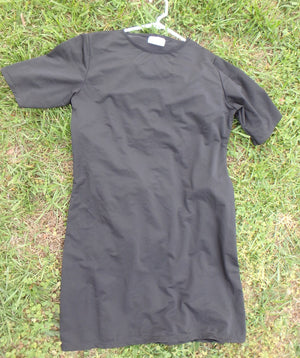 blak stretchy knit dress