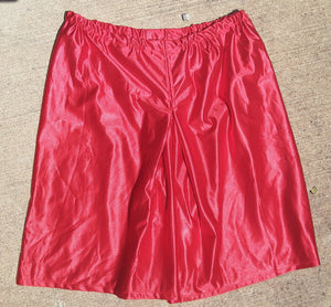 Elastic Waist Inverted Box Pleat Dazzle Culottes -3XL