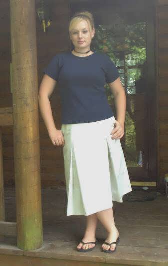 Adult Modest Pleated Uniform Skirt for Ozark Christian Academy-Neosho, MO below the knee length